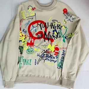 Tide Card Log Graffiti Sweatshirt